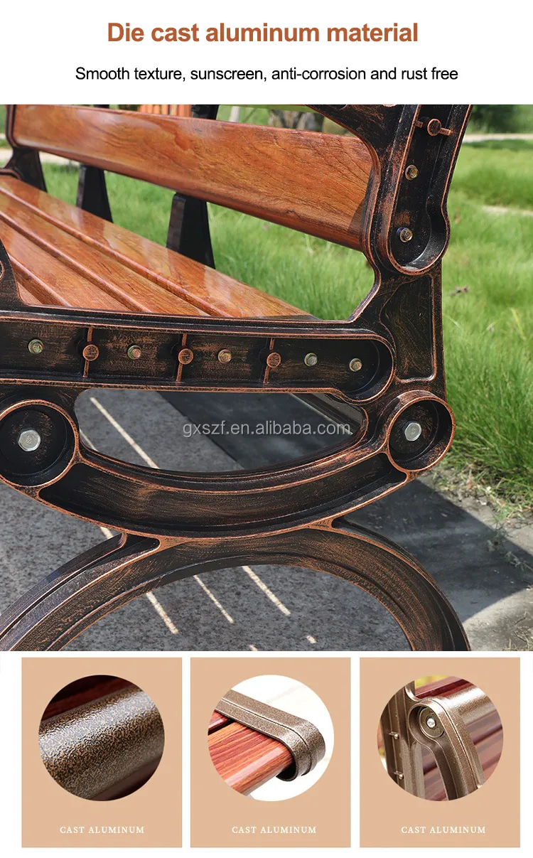 Outdoor Bench View 4