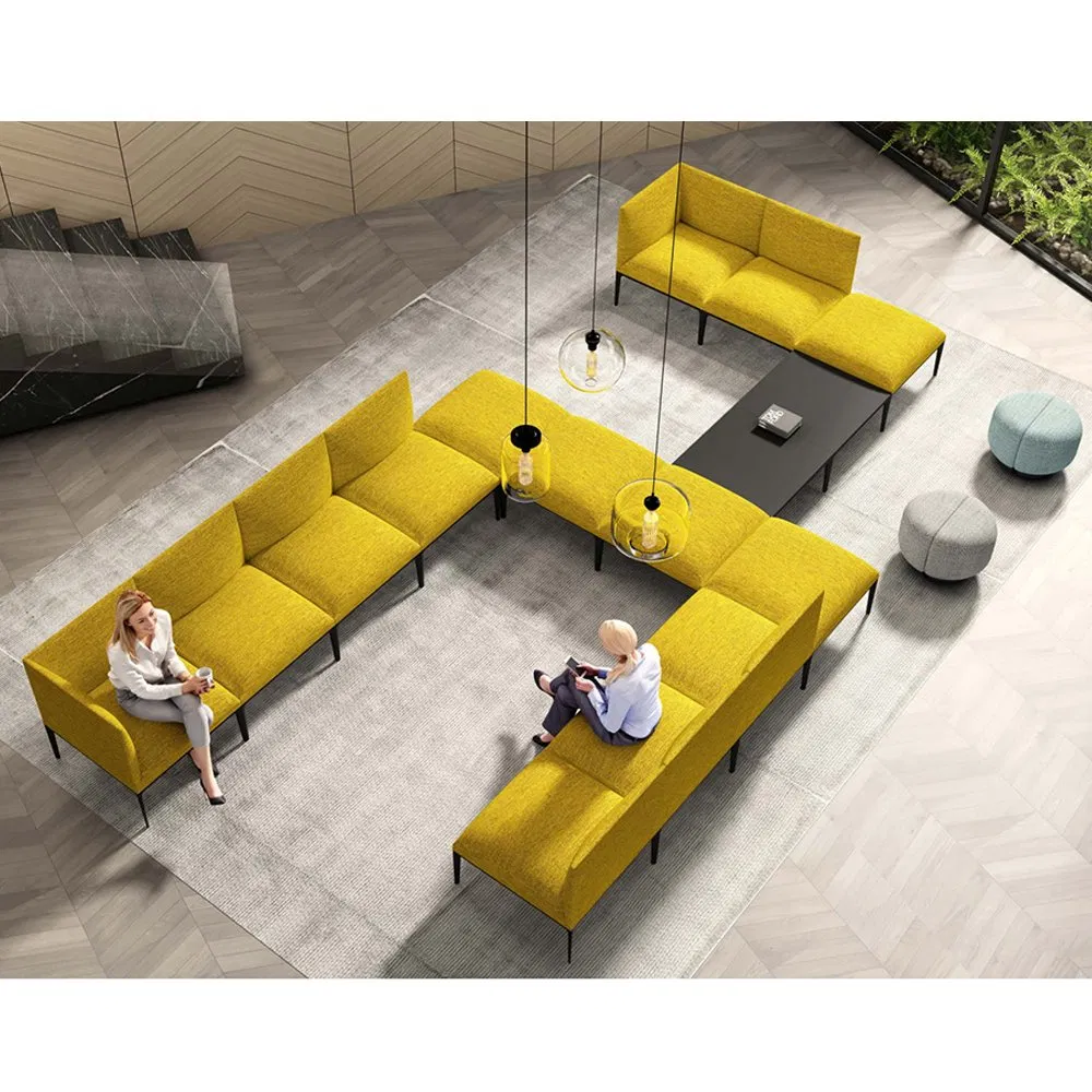 Public Spaces Modular Perfect Sofa Public Seating with Soft and Inviting Shapes