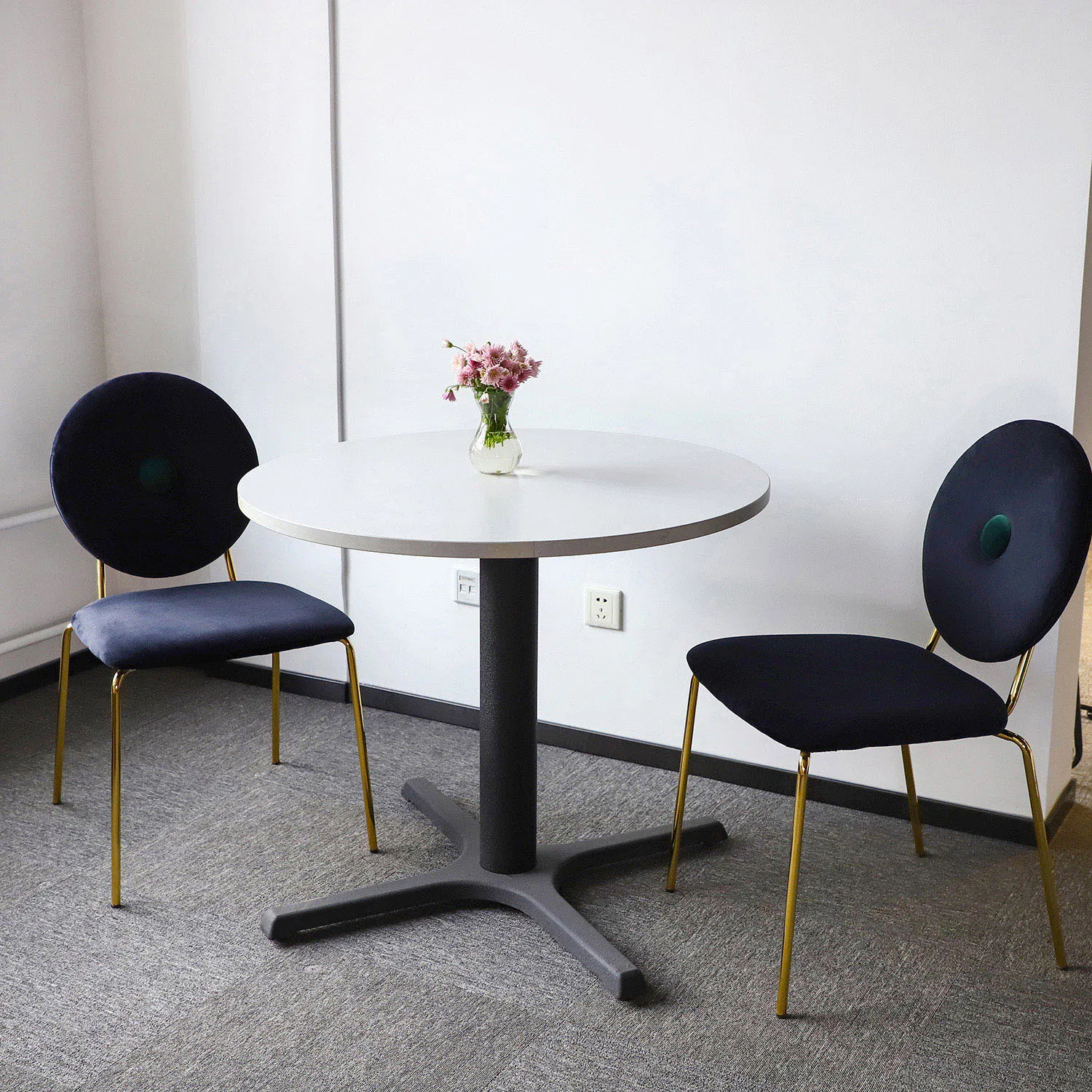 Heavy Duty 36′ ′ X36′ ′ Large Table Round Dining Table 8 Seat Restaurant Table