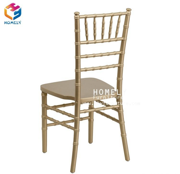 Wedding Used Stacking Metal Chiavari Chair with Cushion