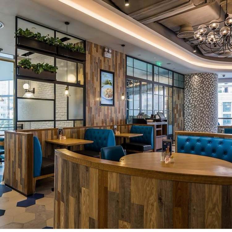 Xijiayi Luxury Upholstered Restaurant Furniture Set with High Back Design