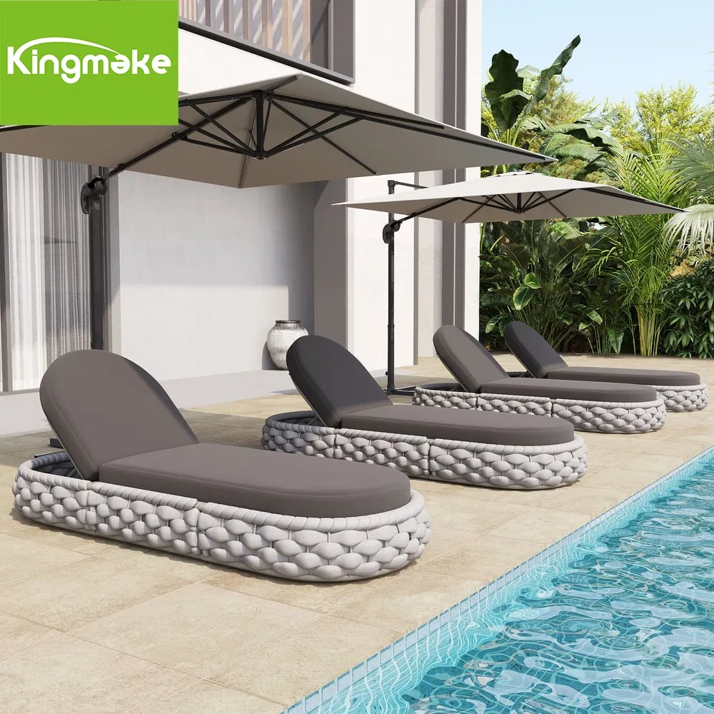 Luxury Poolside Furniture Beach Chaise Lounge Garden Outdoor Sun Lounger