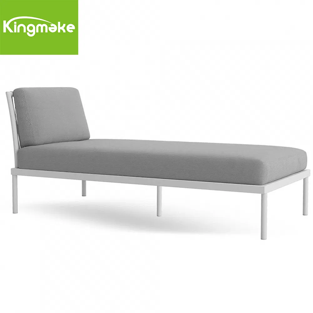 Premium Aluminum and Rope Sun Lounger for Luxury Poolside Relaxation