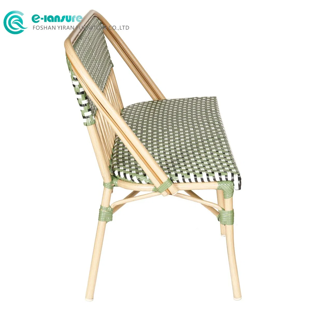 Premium Outdoor Bench Chair Wholesale Durable Aluminum Bench and Complementary Rattan Chairs with Weather-Resistant Construction