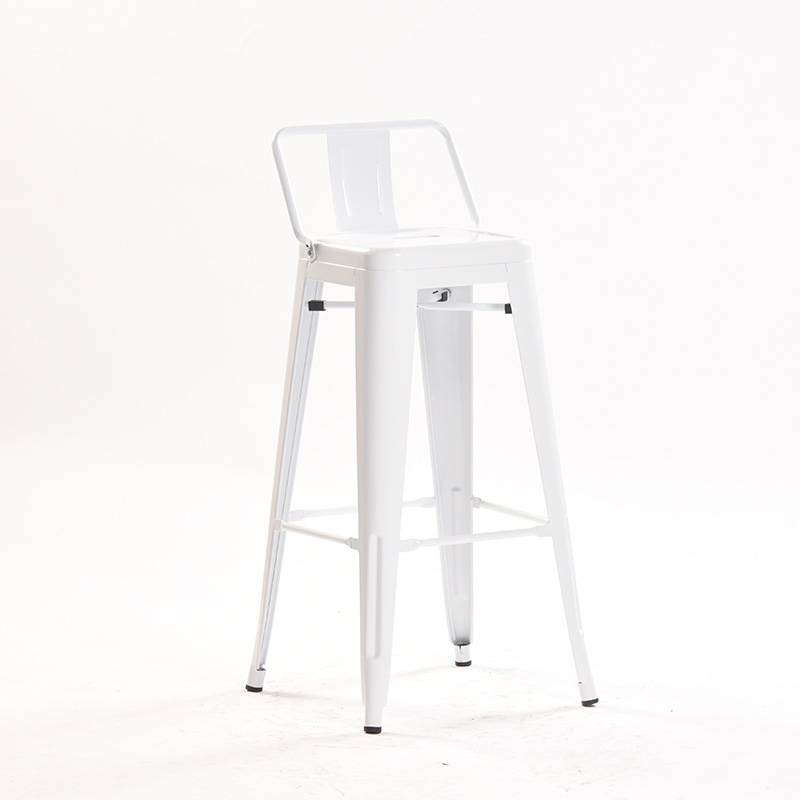 Light Luxury Industrial Style Bar Stool Iron Minimalist Bar