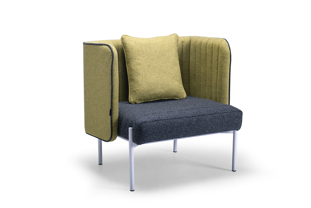 Luxury Modular Office Booth Sofa for Collaborative Work Environments