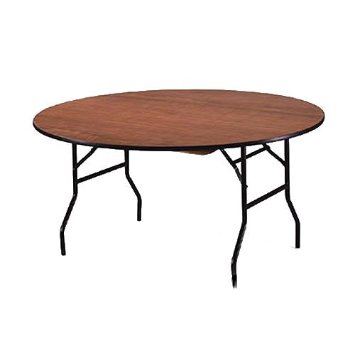 Heavy Duty HDPE Round Plastic Portable Folding Table for Outdoor Wedding Events(ZG33-002)