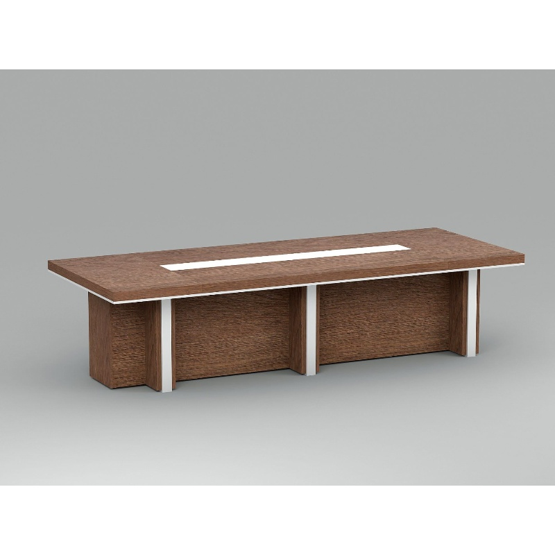 50mm Thickness Wooden Top Leg Office Meeting Room Conference Table