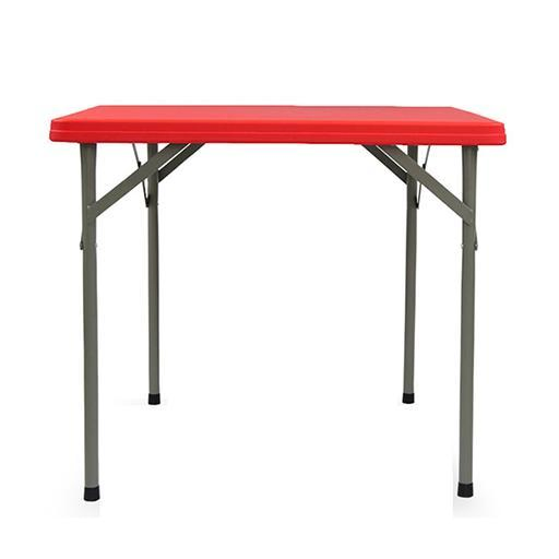 Wholesale Heavy Duty 4 Seaters Outdoor Camping Garden Square Folding Plastic Table