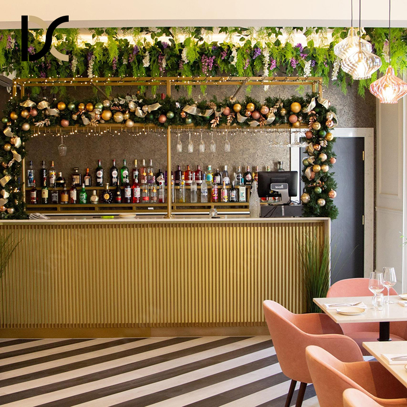 Modern European Style Hotel Lobby Cafe Bespoke Upholstered Pink Booth Seating