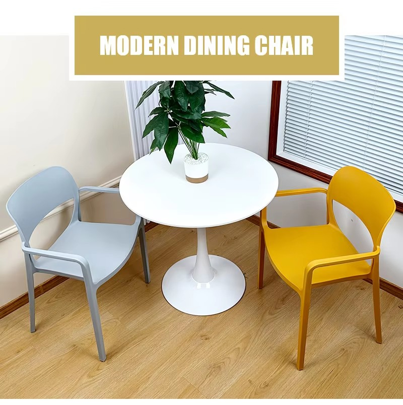 Wholesale Cheap Price Outdoor Furniture Stackable Cafe PP Plastic Dining Chair Plastic Chair for Events