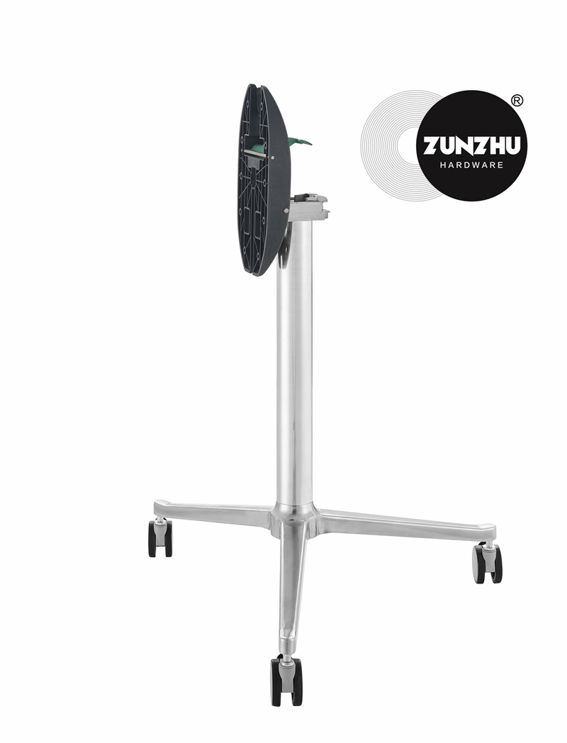 Round Movable Fold Away Lecture Folding Collapsible Flip up Top College Study Table with Castors