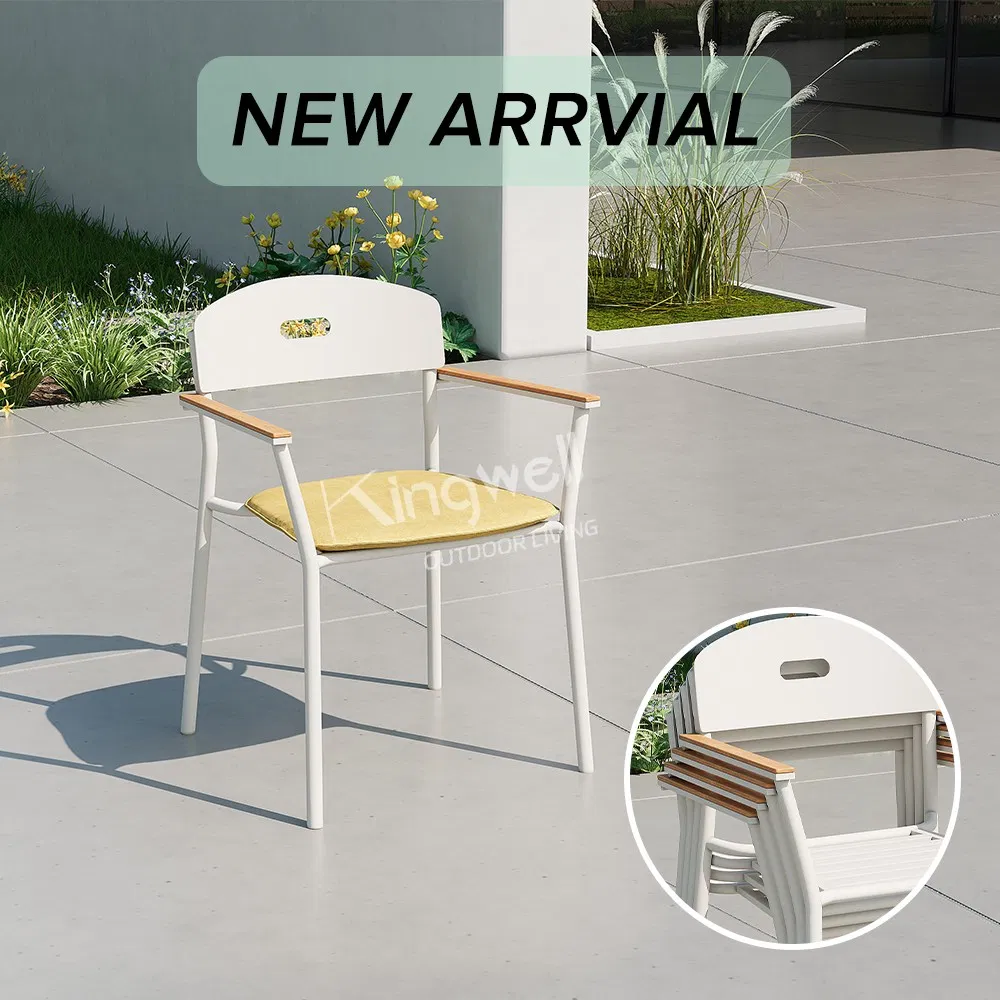 Customized Size Wholesale Price Kingwell Patio Outdoor Dining Chair Set for Hotel