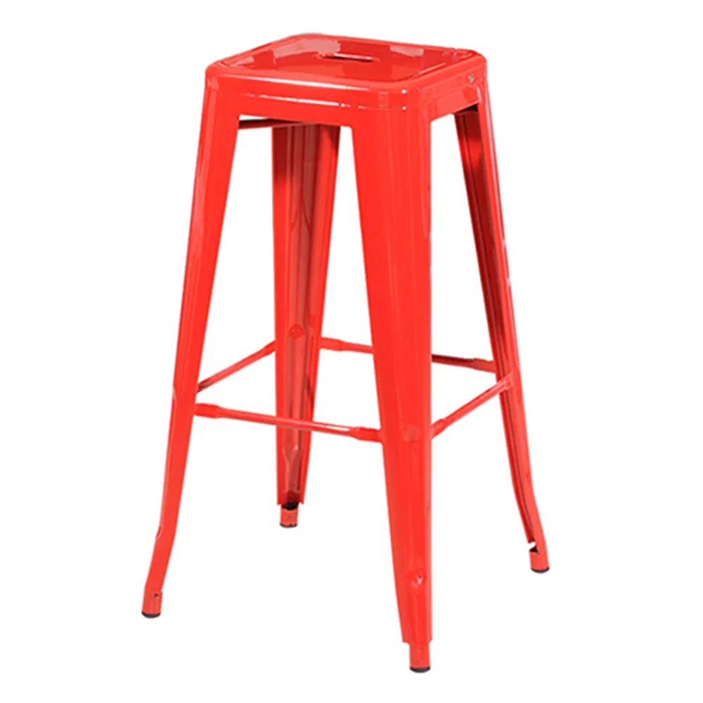 Steel Stackable Vintage Industrial Style Tolix Bar Stool 65cm for Restaurant Cafe