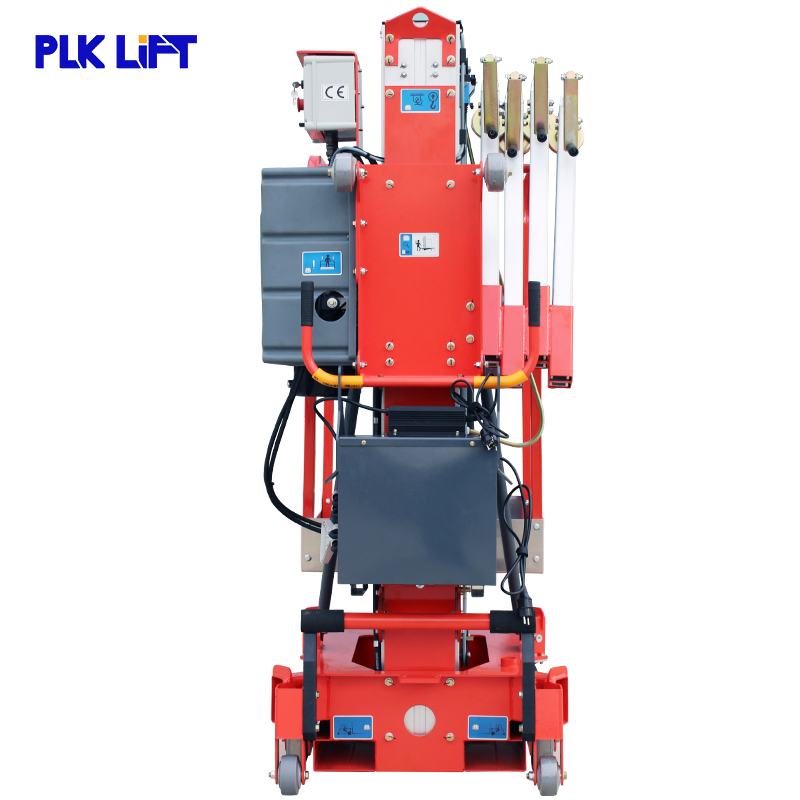 10m 12m Aluminum Vertical Mast Lift High End One Man Aerial Building Repair Lift