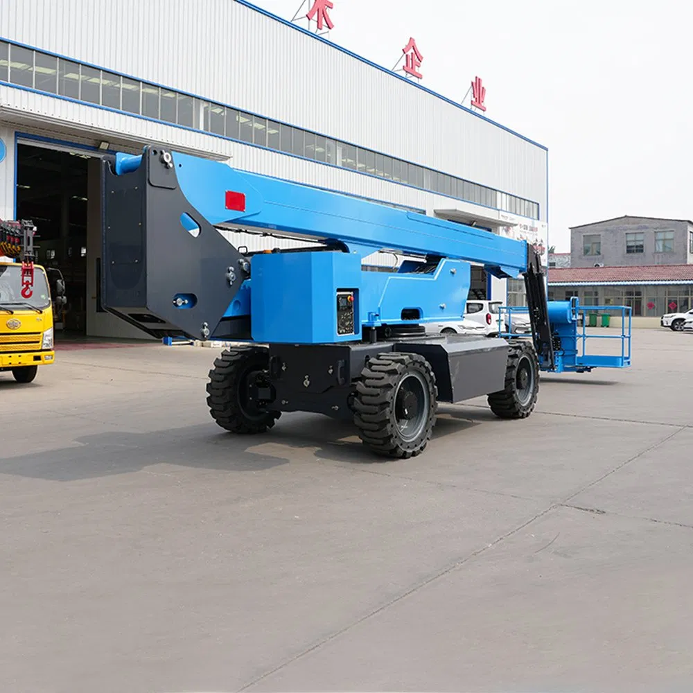 New Arrival 10m-28m Electric Articulated Lift Boom Arm Platform Man Aerial Working Telescopic Boom Lifts Self Propelled Boom Lift
