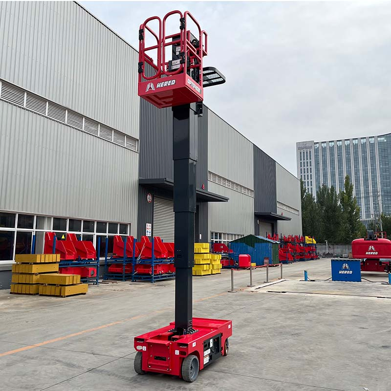 5.85m Compact Electric Order Picker Lightweight Low Level Lift for Efficient Warehouse Operation