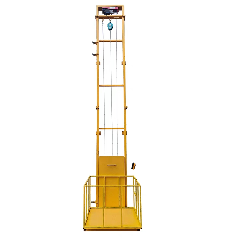 Wholesale Work Platform Lifts Single Guide Rails Cargo Lift Hydraulic Cargo Elevator Freight Elevator