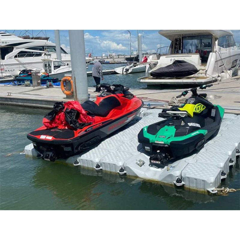 HDPE Modular Pontoon Blocks Plastic Floating Jetski Platform Lift Boat Dock System