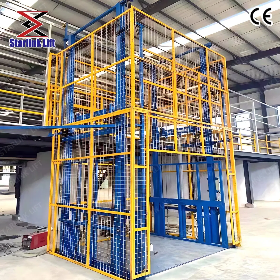 CE Certified 5000kg Load Capacity Electric Hydraulic Warehouse Cargo Lift, Warehouse Electric Hydraulic Lift, Custom Vertical Lifting Platform