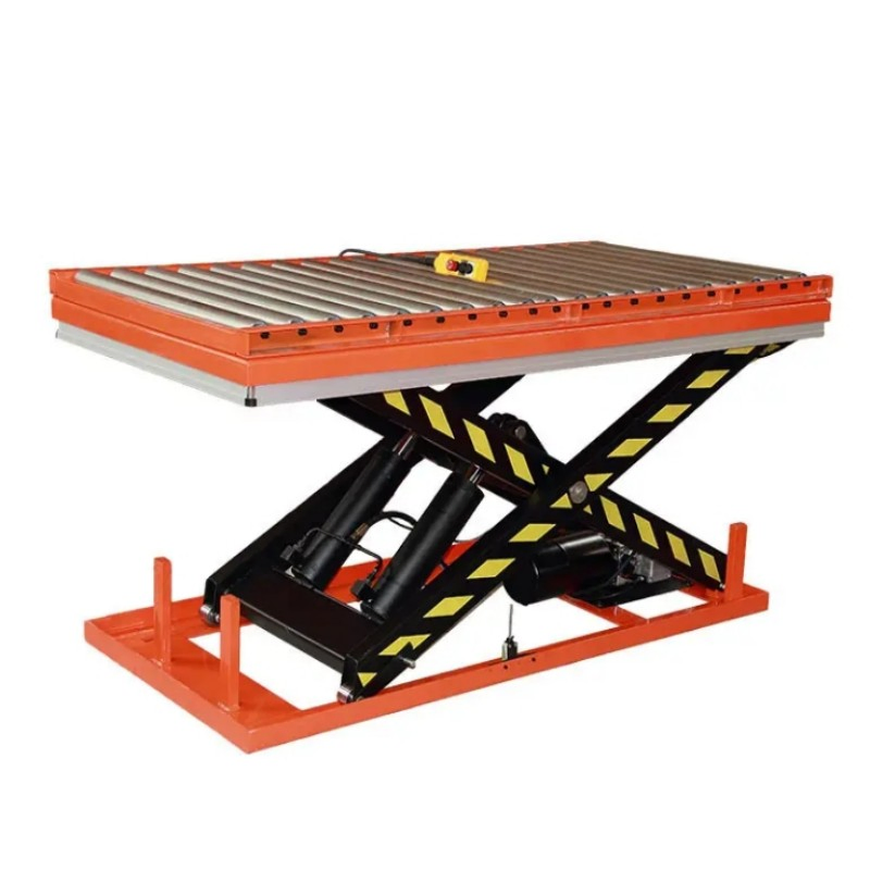 Steel Hydraulic Scissor Lift Work Platform Electric Hydraulic Stationary Scissor Lift Table for Material Handling and Lifting