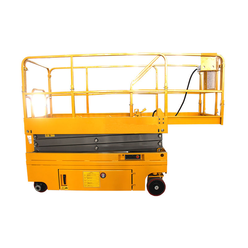 Electric Mobile Hydraulic Material Handling Platform 6m Height Manual Lift