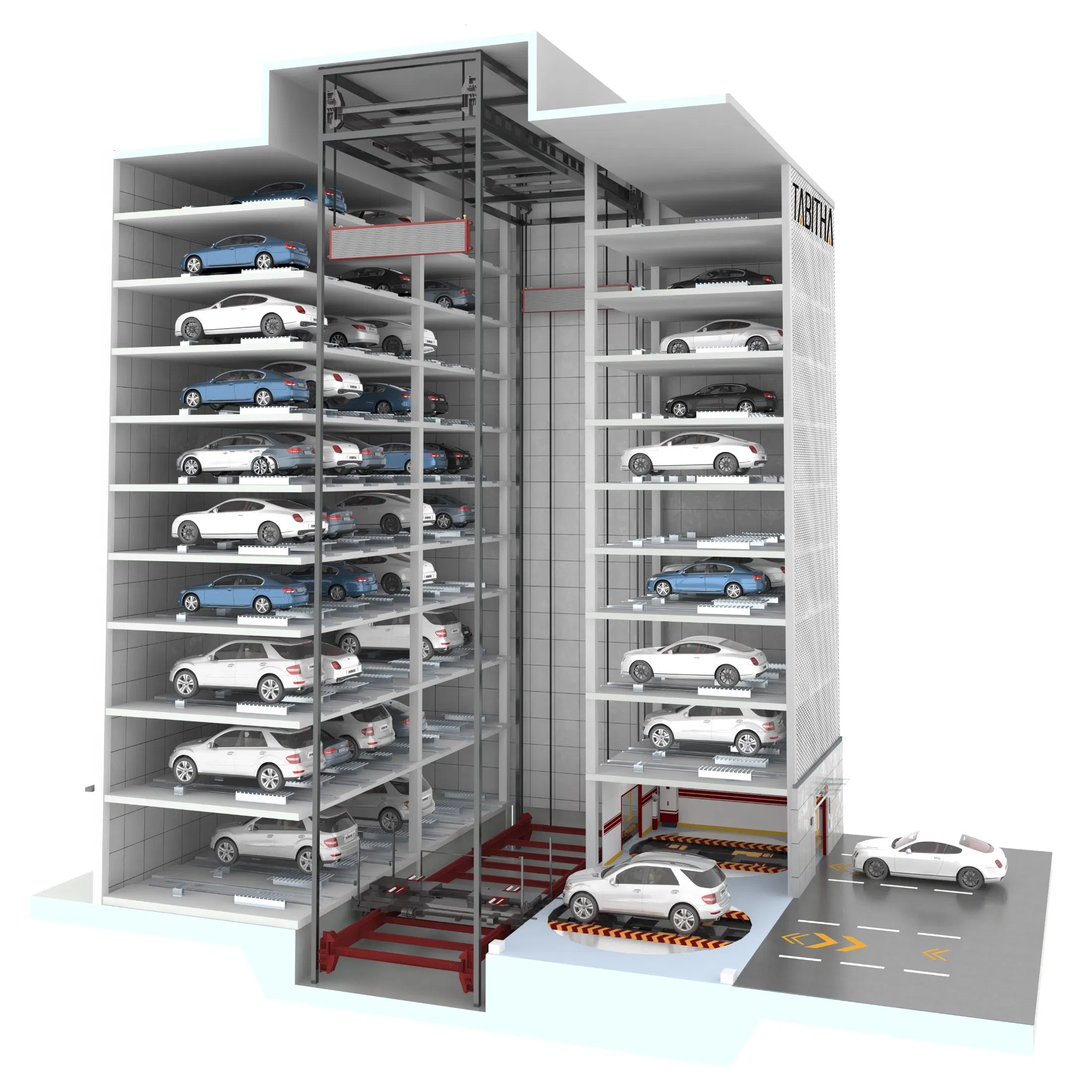 Tabitha Pcy Commercial Fast Speed Multistorey Platform-Lift Automatic Smart Robot Parking System