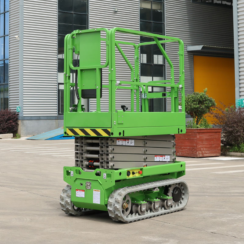 6m 8m 10m 12m 14m Aerial Platform Self Propelled Crawler Scissor Man Lift Electric Mobile Scissor Lift