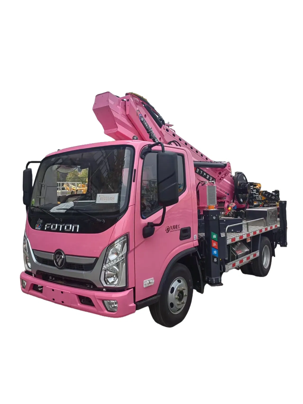 New Isuz U 7-Section Boom 30.5m Platform Hydraulic 4X2 Mobile Lifting Platform China Manufacturer Aerial Work Platforms Price