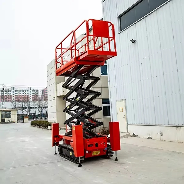 Rough Terrain Mobile Scissor Lift Platform Tracked Crawler Scissors Lift for Home Use