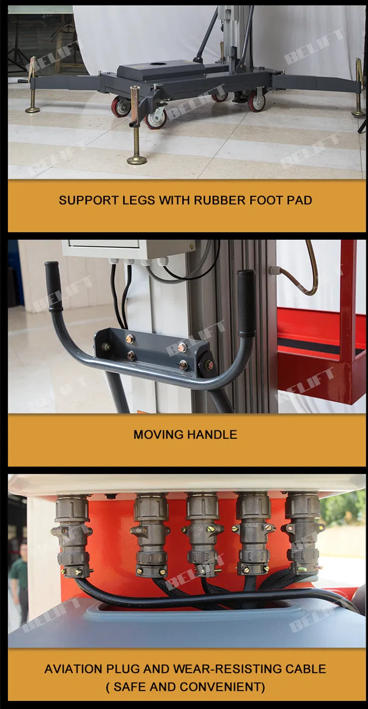 Single Mast Aluminum Lift 4