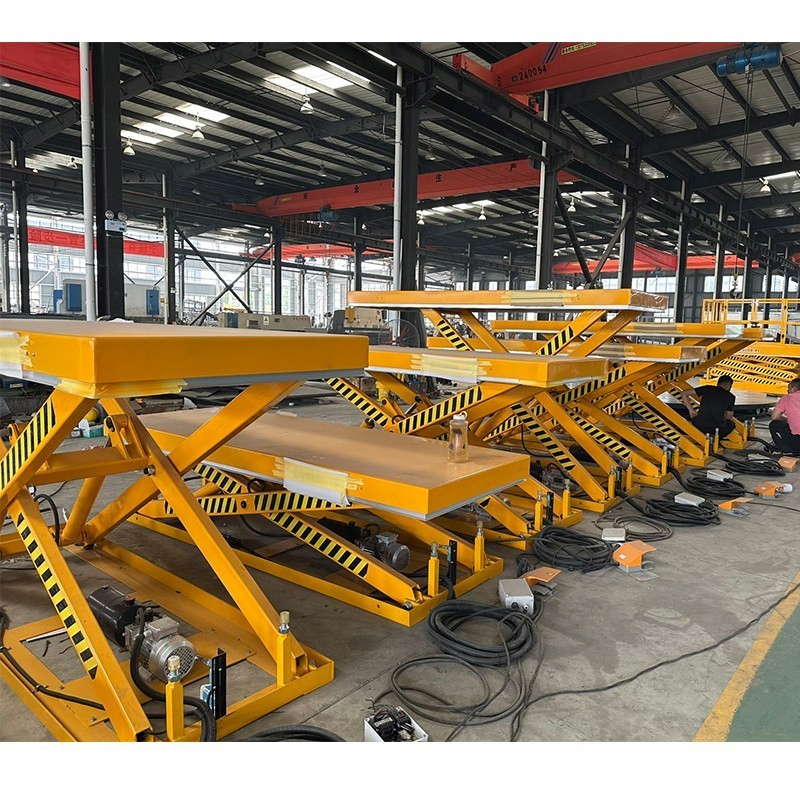 High Quality CE 5ton Warehouse Cargo Hydraulic Fixed Scissor Lift for Sale
