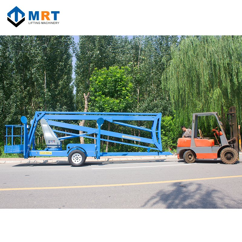 Mrt 8m 10m 12m 14m 16m 18m 20m 22m Hydraulic Man Mobile Bucket Aerial Work Towable Articulated Telescopic Cherry Picker Trailer Mounted Spider Boom Lift with CE