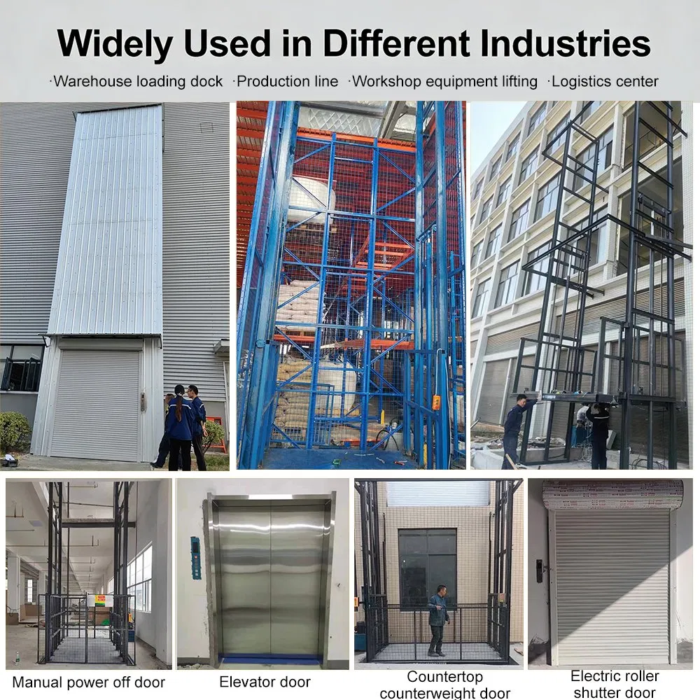 1ton 3ton 5ton Fixed Hydraulic Freight Lift with Reliable Structure for Warehouse Logistics Use