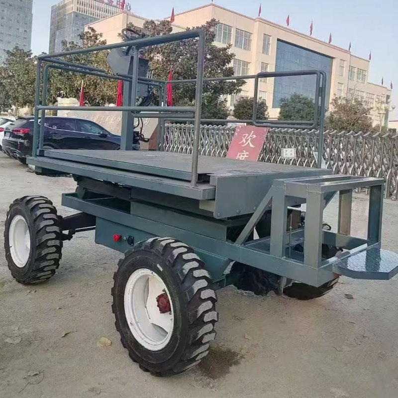 The Lasted Scissor Lift Platform for Orchard Picking