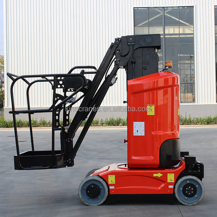 Mobile Telescopic Work Platform Electric Hydraulic 3.6m 4.8m 6m 8m Personnel Lifts Self-Propelled Vertical Mast