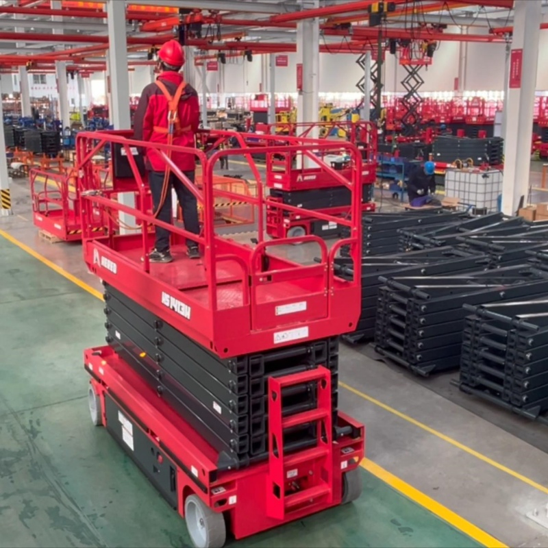 6-15m Scissor Work Platform Hydraulic Mini Lift Electric Mobile Aerial Platform