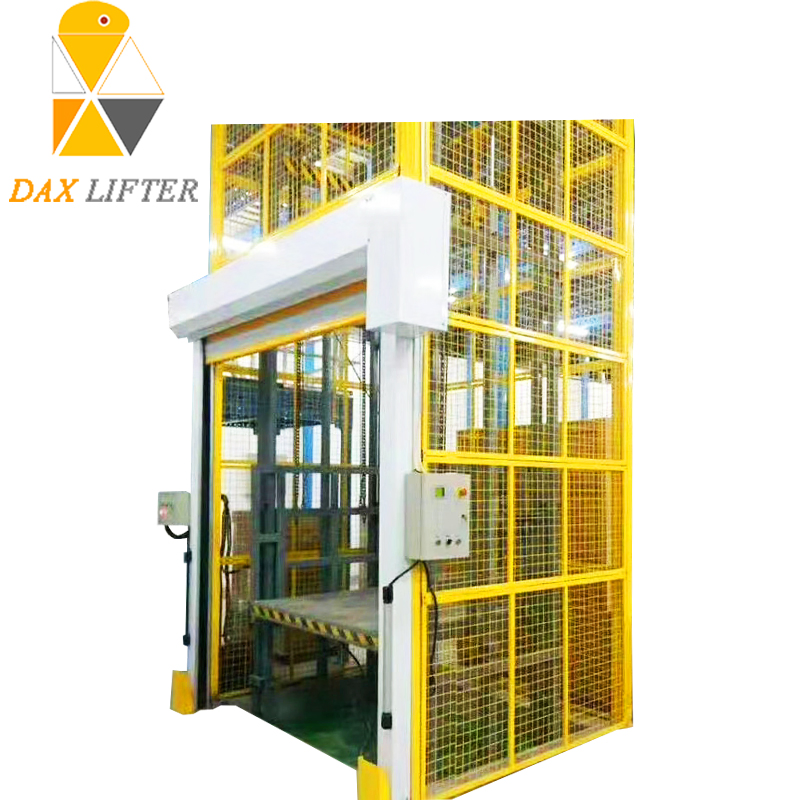 2-10 Meter Electric Elevator Lift Platform for Person Freight Small Material Cargo Lift Warehouse Household Workshop Garage