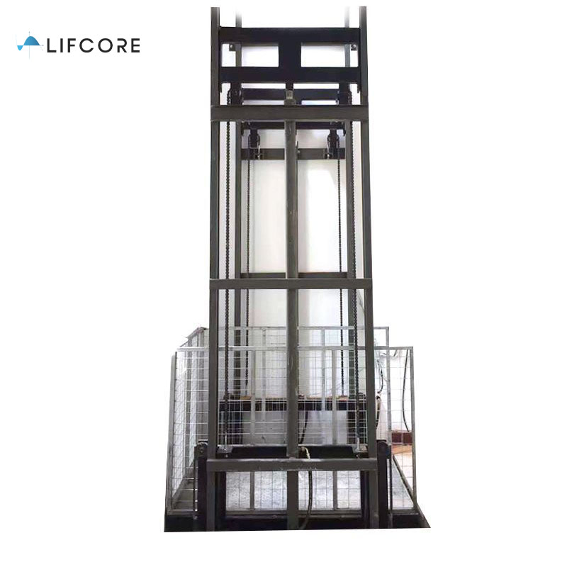Hydraulic Stationary Cargo Lift Vertical 8 Ton Machine