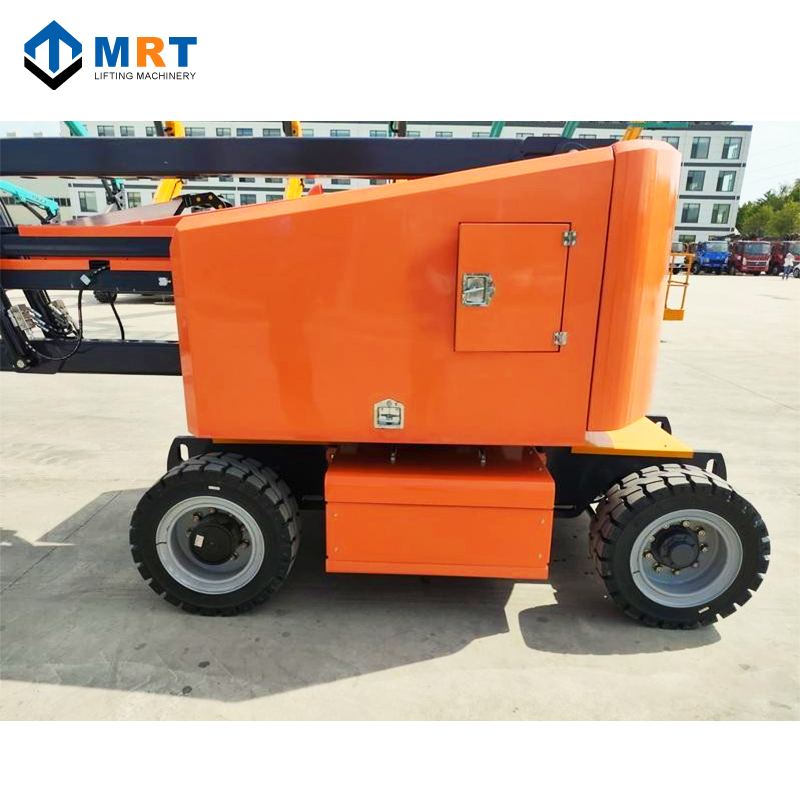 Mrt CE Hot Selling Product Working Platform Towable Articulated Boom Lift with Diesel Mobile Lift Platform Lift 12m 14m 18m 32m 36m 34m 360 Degree Rotation
