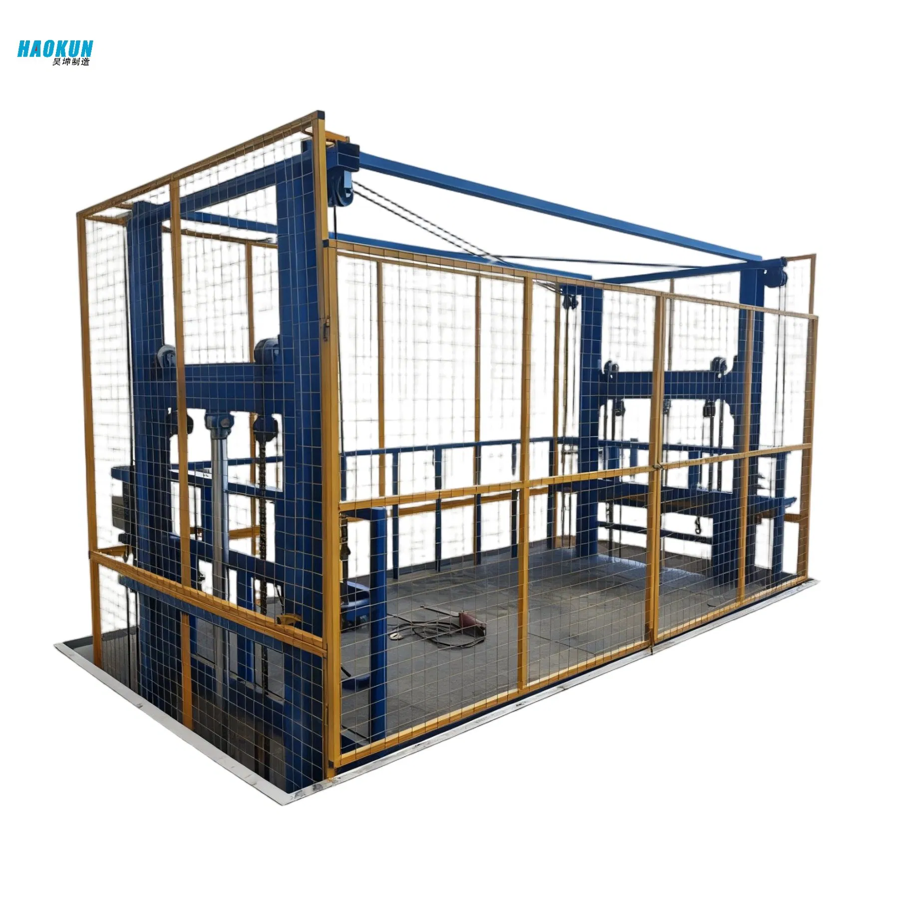 Customized 2ton 3ton Hydraulic Goods Elevator Platform 5m-20m Vertical Cargo Lift for Wahouse Use