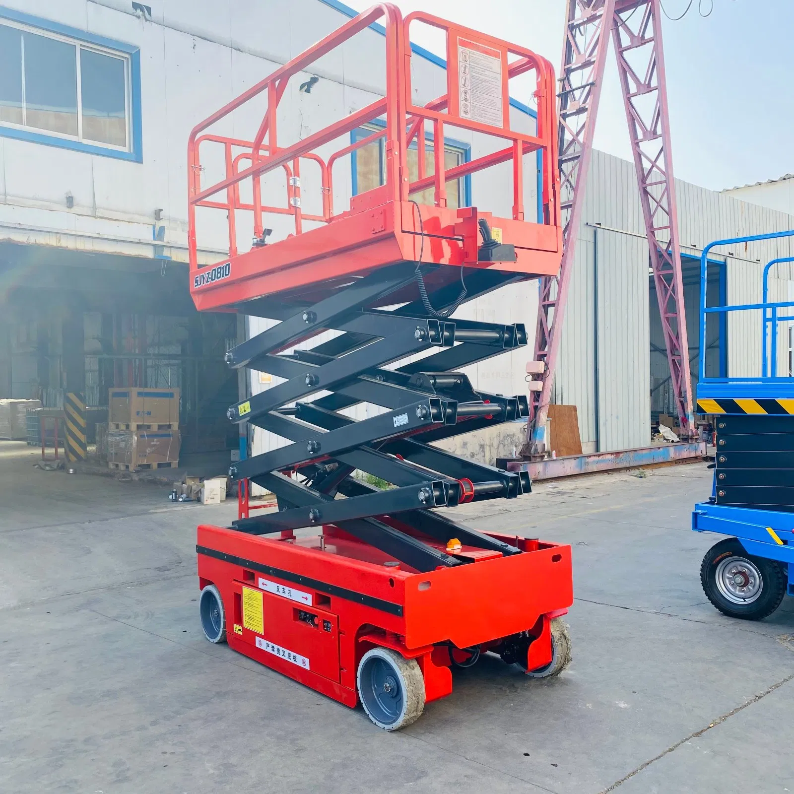 4-18m Rough Terrain Self Propelled Track Scissor Lift Mobile Hydraulic Electric Lifting Scaffold Work Platform ATV