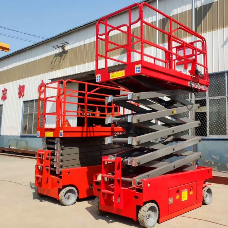 500kg 6m 8m 10m 14m Scissor Lift Full Electric Work Platform Self Propelled Scissor Lift Mobile Hydraulic Lift Table