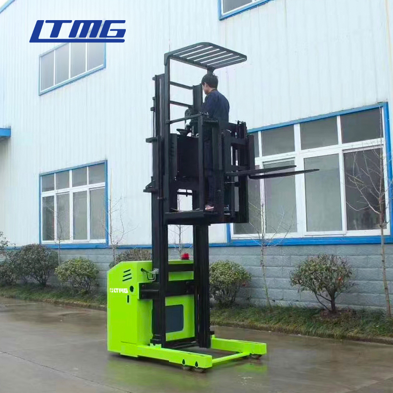 Warehouse 1000kg 1ton Order Picker Lift Hight 6000mm with CE