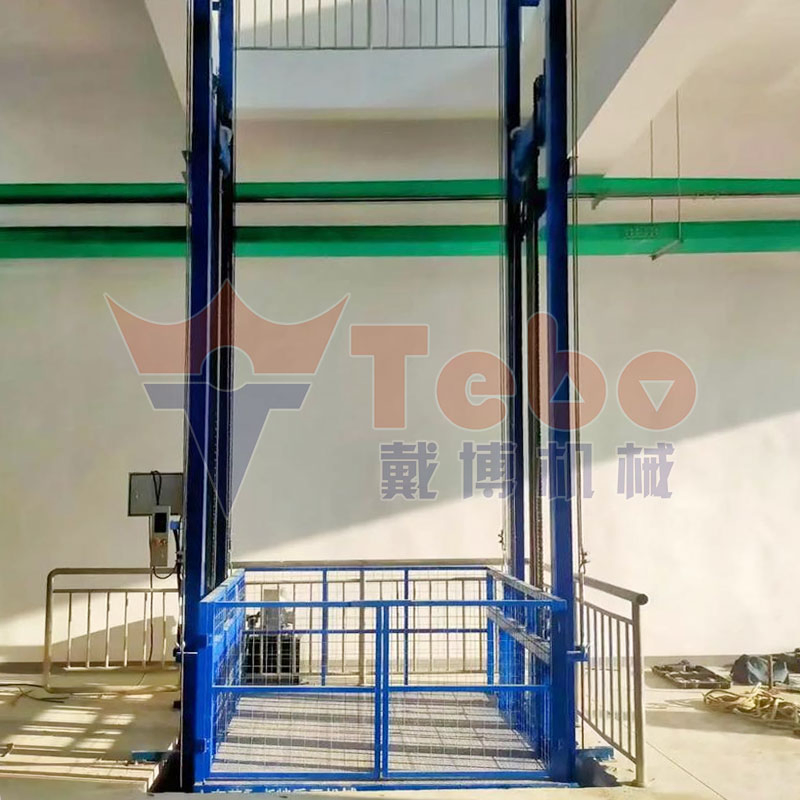 Wall-Mounted Hydraulic Cargo Lift Vvvf Industrial Vertical Freight Goods Elevator for Warehouse