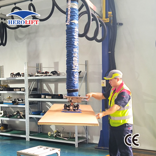 CE Certified Vacuum Lift Assist for Heavy Boxes and Plywood, Portable Material Handling Equipment