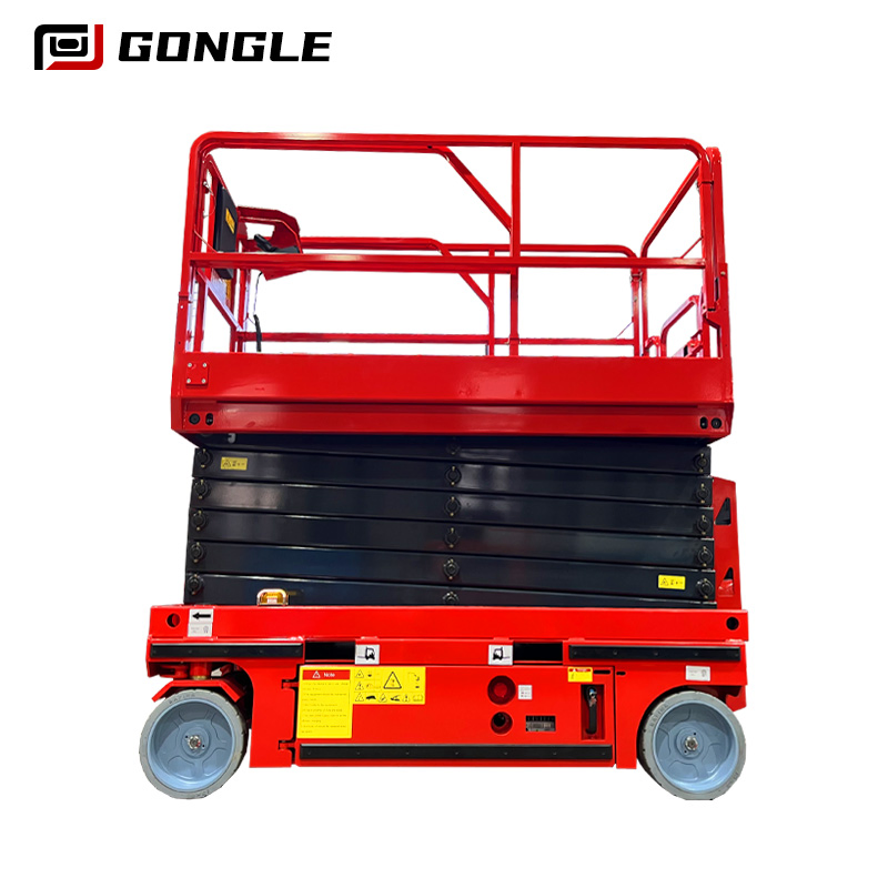 Mobile 6.5m Self-Propelled Rough Terrain Hydraulic Scaffolding Platform off-Road Table Electric Aerial Working Scissor Lift