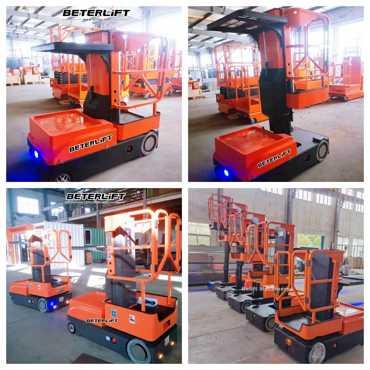 Warehouse 3m 4m 5m 6m Material Handling Low Level Access Lifts Order Picker