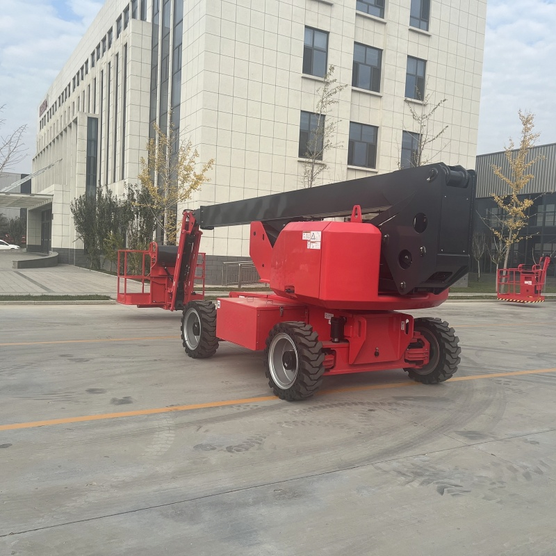 20m 22m Towable Articulated Cherry Picker Spider Boom Lift for Aerial Access