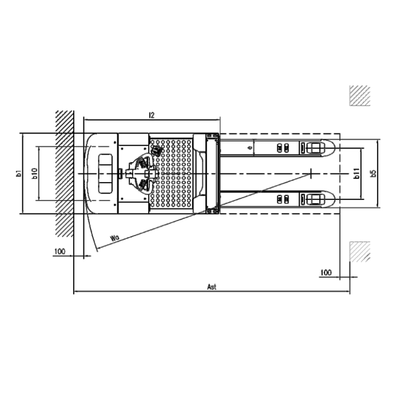 Low-Level Order Picker All Electric Walking Low Position Picking Car Electronic Steering Imported Controller